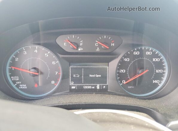 1G1ZC5ST0HF214118 2017 CHEVROLET MALIBU White Instrument cluster view