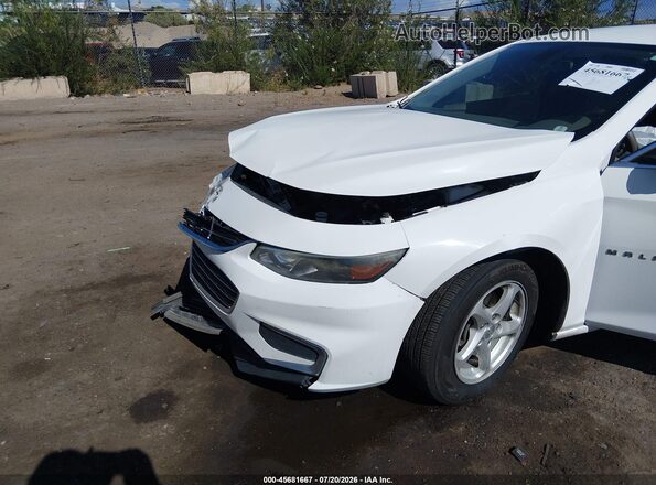 1G1ZC5ST0HF237530 2017 CHEVROLET MALIBU White წინა ხედი
