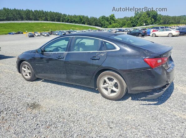 1G1ZC5ST0HF269247 2017 CHEVROLET MALIBU Black Tył lewy