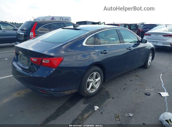 1G1ZC5ST0JF210009 2018 CHEVROLET MALIBU Blue Задня права чверть