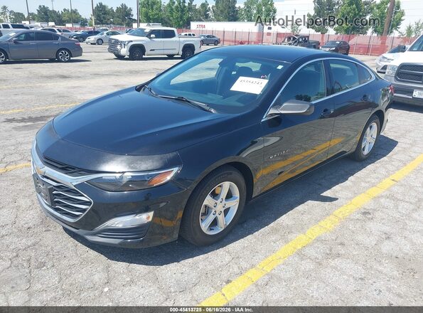 1G1ZC5ST0LF011125 2020 CHEVROLET MALIBU Black Առջևի ձախ երեք քառորդ տեսարան