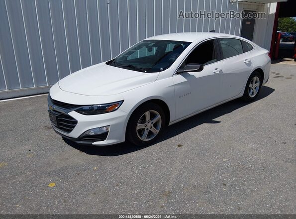 1G1ZC5ST0LF139543 2020 CHEVROLET MALIBU White Առջևի ձախ երեք քառորդ տեսարան