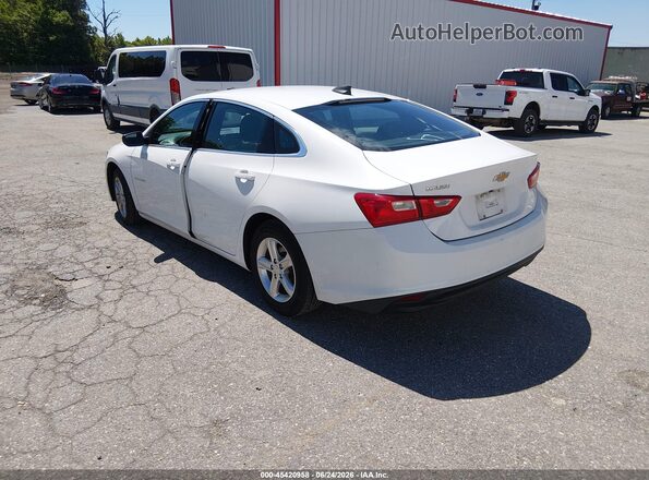 1G1ZC5ST0LF139543 2020 CHEVROLET MALIBU White Հետևի ձախ