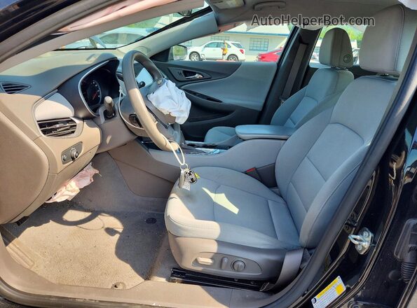 1G1ZC5ST0LF144838 2020 CHEVROLET MALIBU Black Front interior view