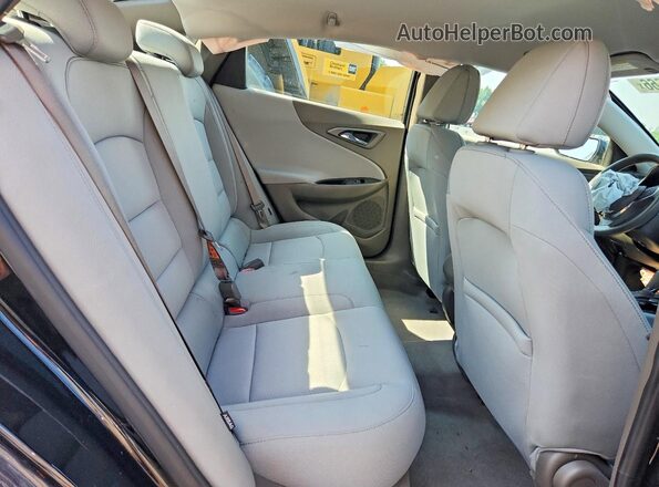 1G1ZC5ST0LF144838 2020 CHEVROLET MALIBU Black Rear seats view