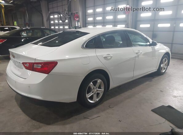 1G1ZC5ST0MF086117 2021 CHEVROLET MALIBU White უკანა მარჯვენა