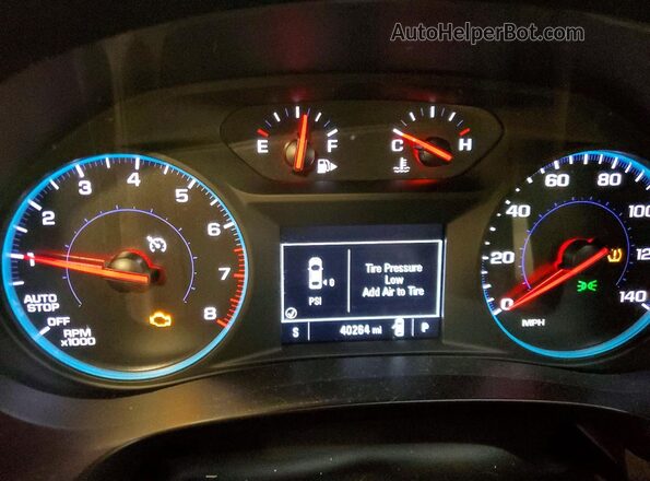 1G1ZC5ST2LF093505 2020 CHEVROLET MALIBU White Вид щитка приладів