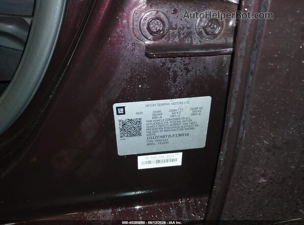 1G1ZC5ST2LF136918 2020 CHEVROLET MALIBU Red Вид підкапотного простору