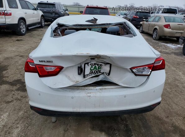 1G1ZC5ST2MF056245 2021 CHEVROLET MALIBU White Вид ззаду