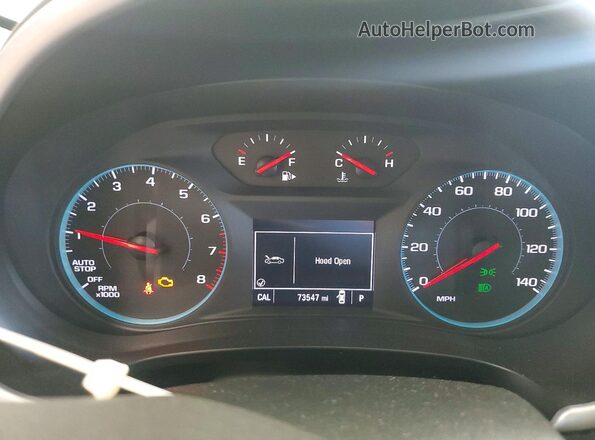 1G1ZC5ST2PF232733 2023 CHEVROLET MALIBU White Вид щитка приладів
