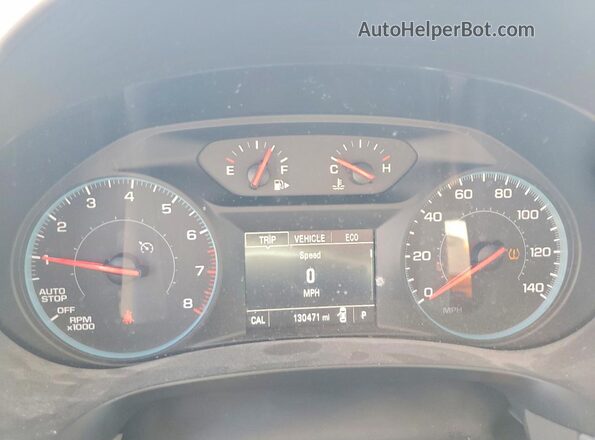 1G1ZC5ST3HF238476 2017 CHEVROLET MALIBU Blue Instrument cluster view