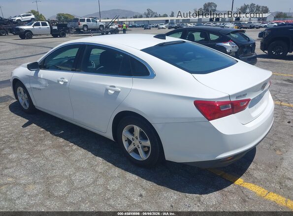 1G1ZC5ST3LF134529 2020 CHEVROLET MALIBU White Trasero izquierdo