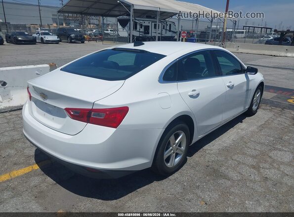 1G1ZC5ST3LF134529 2020 CHEVROLET MALIBU White Trasero derecho