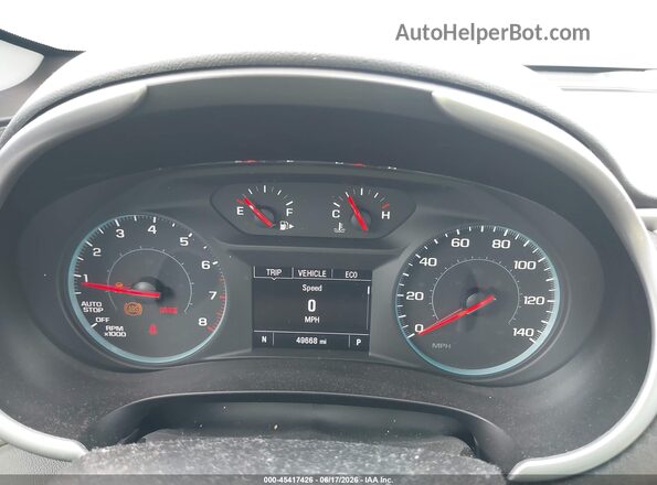 1G1ZC5ST4LF132837 2020 CHEVROLET MALIBU Gray უკანა სავარძლების ხედი