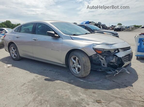 1G1ZC5ST5JF103277 2018 CHEVROLET MALIBU Silver Przód prawy