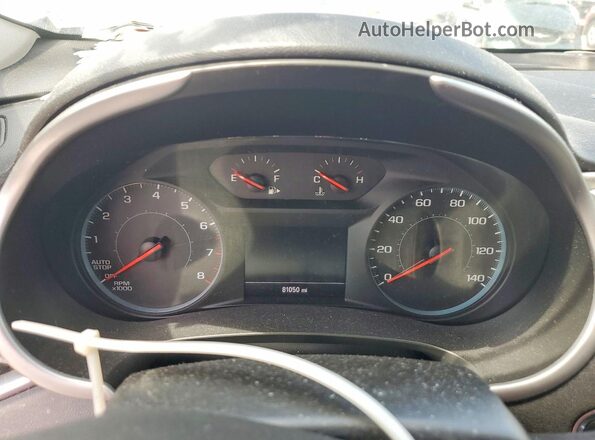 1G1ZC5ST5JF103277 2018 CHEVROLET MALIBU Silver Widok zestawu wskaźników