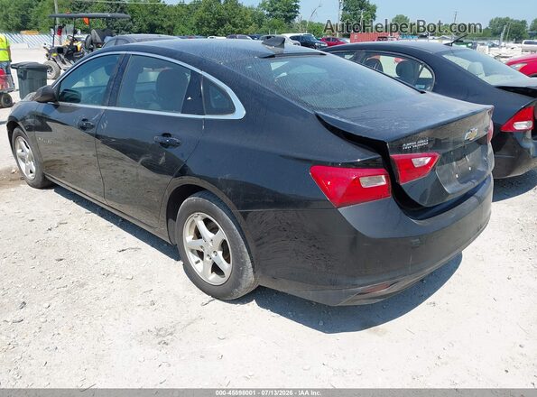 1G1ZC5ST6GF275522 2016 CHEVROLET MALIBU Черный Задняя левая четверть