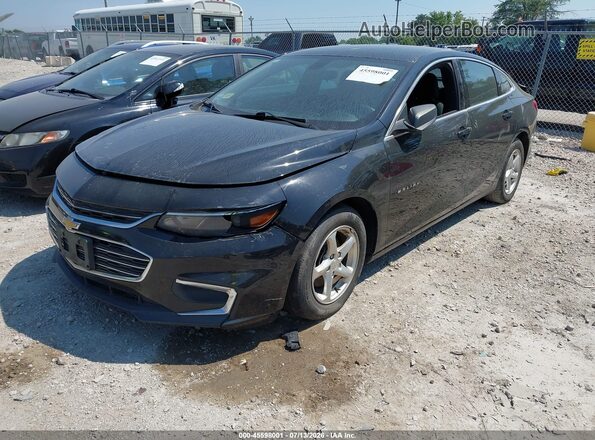 1G1ZC5ST6GF275522 2016 CHEVROLET MALIBU Черный Передняя левая четверть