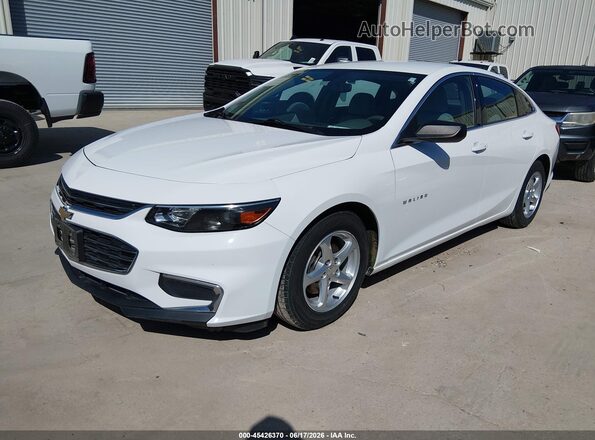 1G1ZC5ST6GF284284 2016 CHEVROLET MALIBU White Առջևի ձախ երեք քառորդ տեսարան