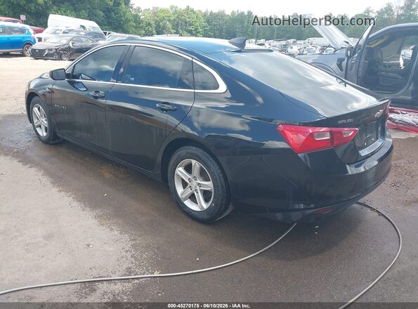 1G1ZC5ST6MF001751 2021 CHEVROLET MALIBU Black Հետևի ձախ