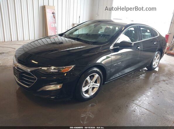 1G1ZC5ST7NF136111 2022 CHEVROLET MALIBU Black Przód lewy