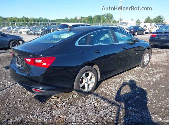 1G1ZC5ST8GF244594 2016 CHEVROLET MALIBU Black Trasero derecho
