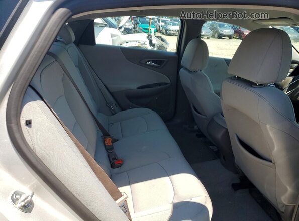 1G1ZC5ST8LF083061 2020 CHEVROLET MALIBU Silver Rear seats view