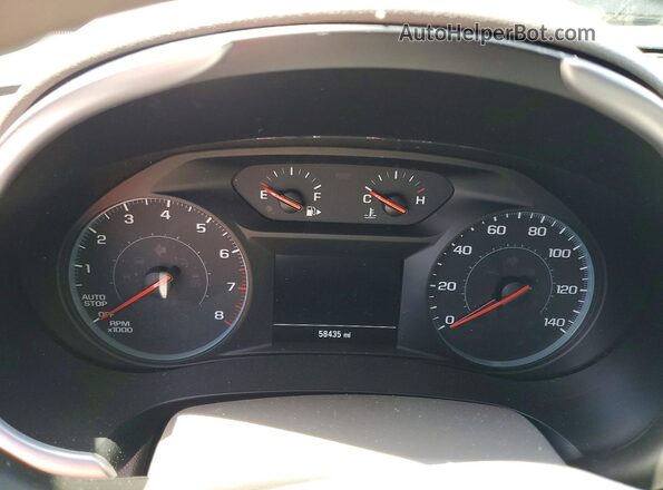 1G1ZC5ST8MF033133 2021 CHEVROLET MALIBU White Вид щитка приладів