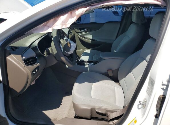 1G1ZC5ST8MF033133 2021 CHEVROLET MALIBU White Вид салону спереду