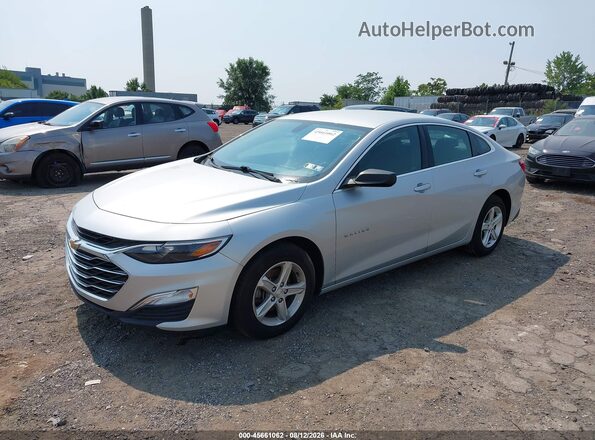1G1ZC5ST8MF036999 2021 CHEVROLET MALIBU Серебряный Передняя левая четверть
