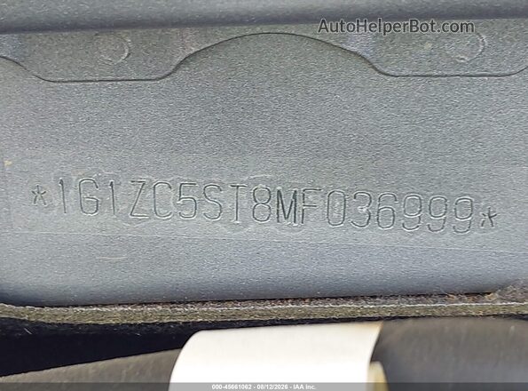 1G1ZC5ST8MF036999 2021 CHEVROLET MALIBU Серебряный Вид подкапотного пространства