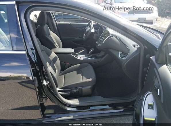 1G1ZC5ST8MF086656 2021 CHEVROLET MALIBU Black Вид салону спереду