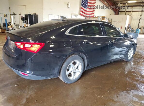 1G1ZC5ST9GF255443 2016 CHEVROLET MALIBU Black Tył prawy