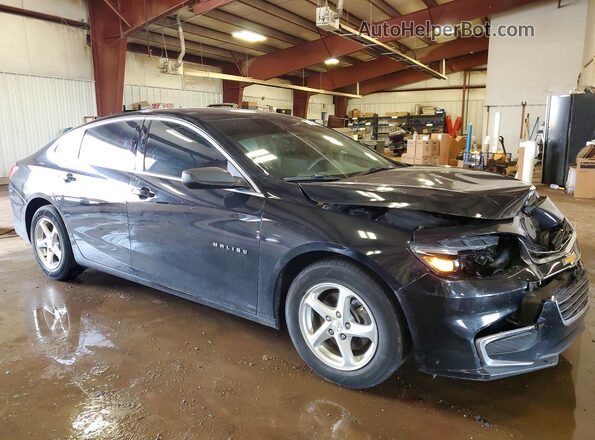 1G1ZC5ST9GF255443 2016 CHEVROLET MALIBU Black Przód prawy