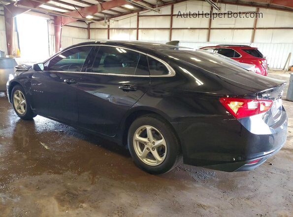 1G1ZC5ST9GF255443 2016 CHEVROLET MALIBU Black Tył lewy