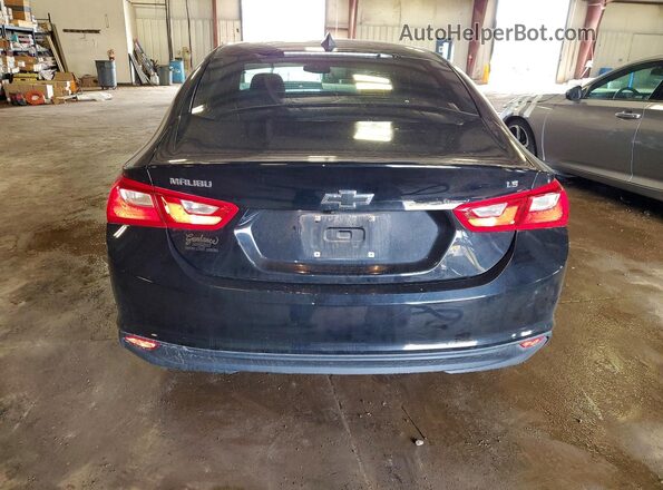 1G1ZC5ST9GF255443 2016 CHEVROLET MALIBU Black Widok z tyłu