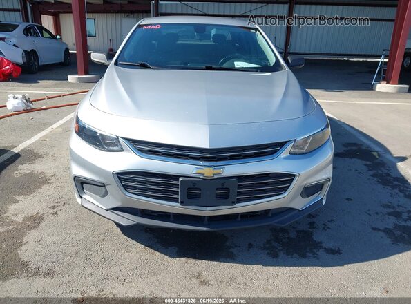 1G1ZC5ST9JF160484 2018 CHEVROLET MALIBU Silver წინა ხედი