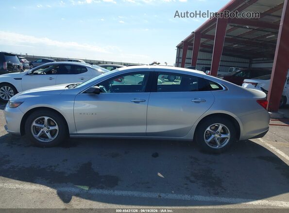 1G1ZC5ST9JF160484 2018 CHEVROLET MALIBU Silver 