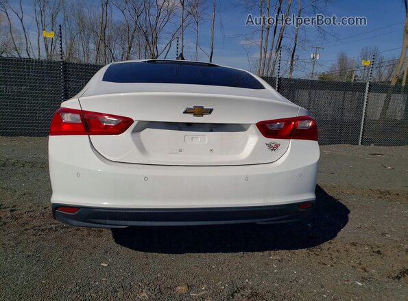 1G1ZC5ST9KF131973 2019 CHEVROLET MALIBU White Rear view