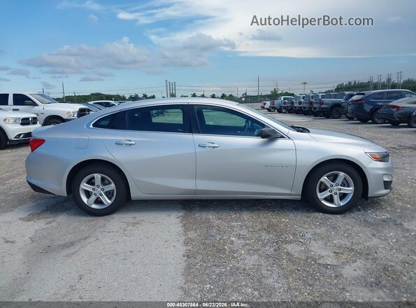 1G1ZC5ST9LF012581 2020 CHEVROLET MALIBU Silver Вид задньої частини салону