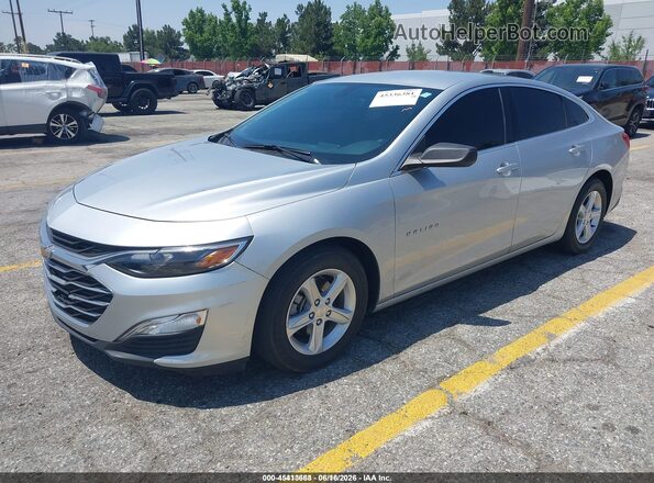 1G1ZC5ST9LF019336 2020 CHEVROLET MALIBU Silver Առջևի ձախ երեք քառորդ տեսարան