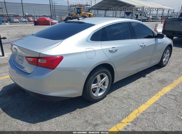 1G1ZC5ST9LF019336 2020 CHEVROLET MALIBU Silver Հետևի աջ