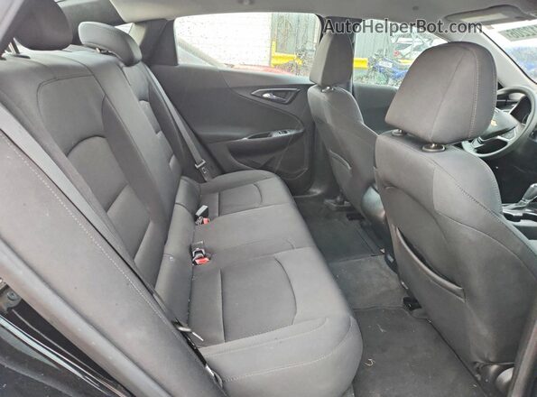 1G1ZC5ST9LF137273 2020 CHEVROLET MALIBU Black უკანა სავარძლების ხედი