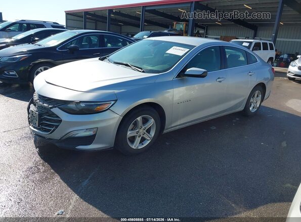 1G1ZC5ST9MF038759 2021 CHEVROLET MALIBU Silver Передня ліва чверть