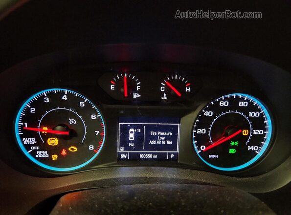 1G1ZC5ST9PF147226 2023 CHEVROLET MALIBU Белый Вид щитка приборов