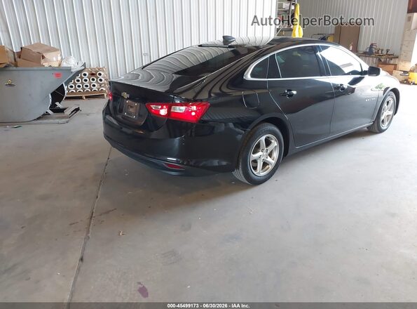 1G1ZC5STXJF103808 2018 CHEVROLET MALIBU Black Trasero derecho