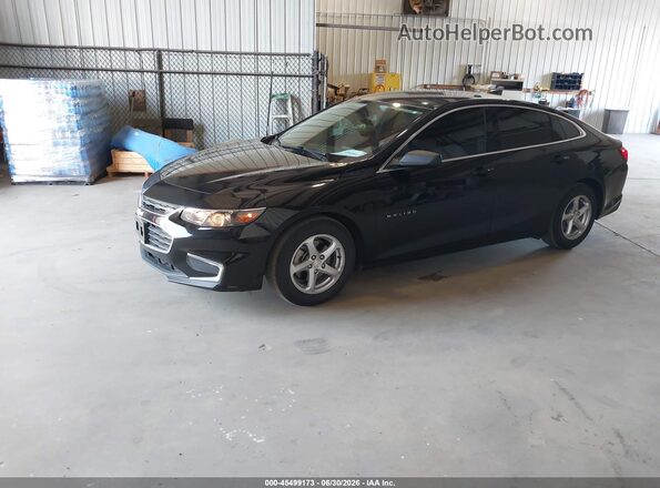 1G1ZC5STXJF103808 2018 CHEVROLET MALIBU Black Vista tres cuartos delantera izquierda