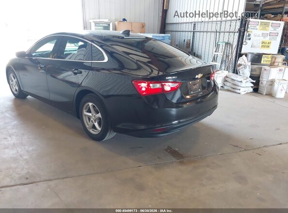1G1ZC5STXJF103808 2018 CHEVROLET MALIBU Black Trasero izquierdo