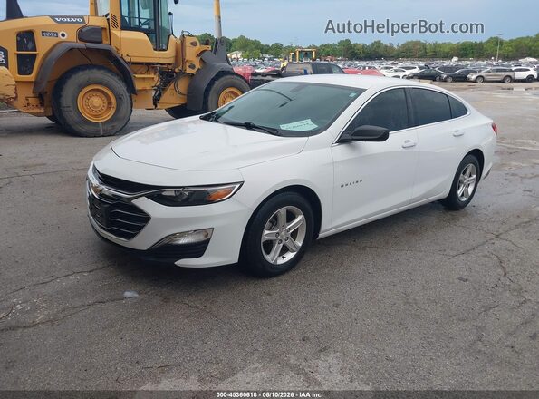 1G1ZC5STXLF153403 2020 CHEVROLET MALIBU White Vista tres cuartos delantera izquierda
