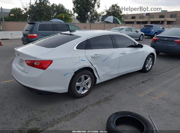 1G1ZC5STXMF002188 2021 CHEVROLET MALIBU White Задня права чверть